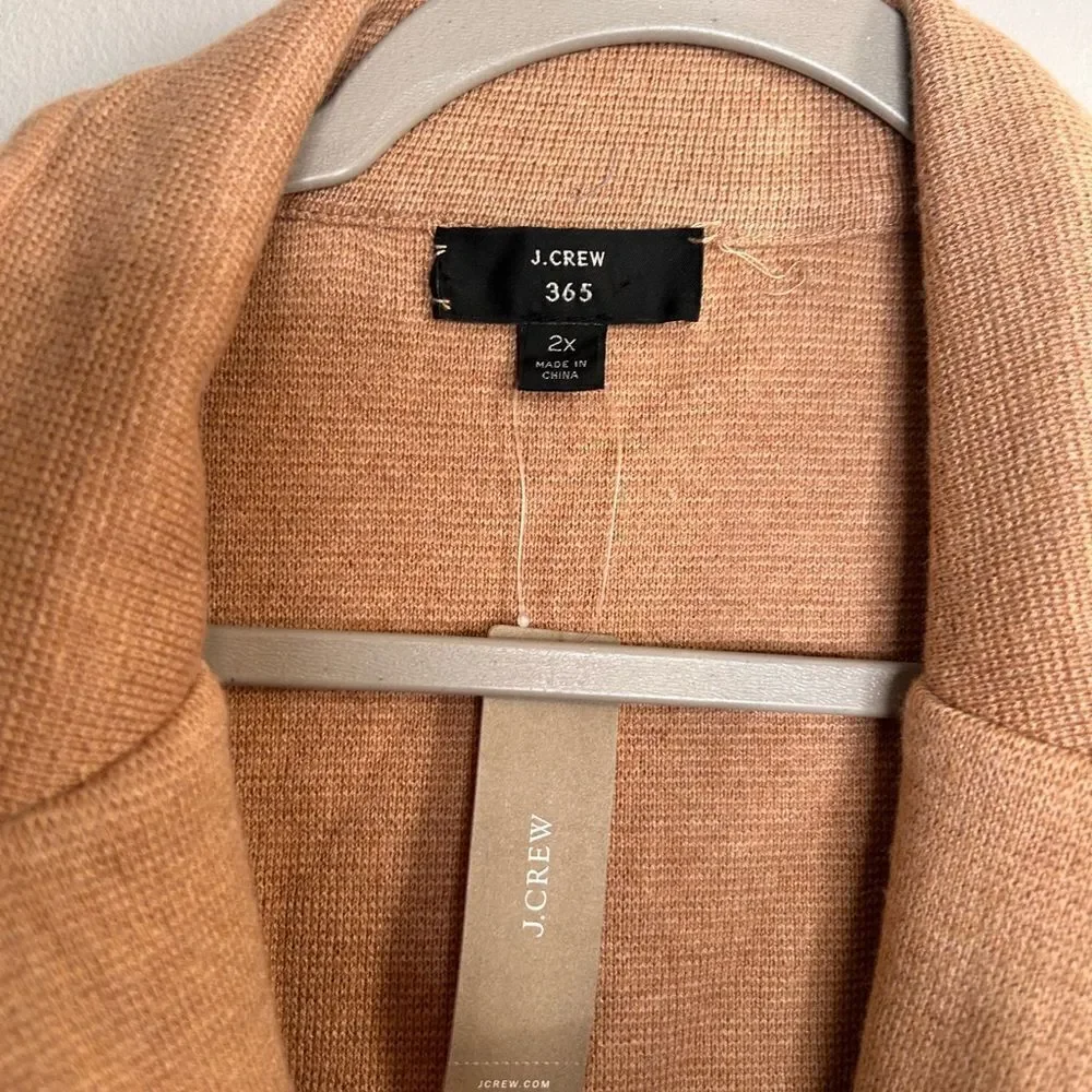 J.Crew 365 Cropped single-button sweater-blazer NWT